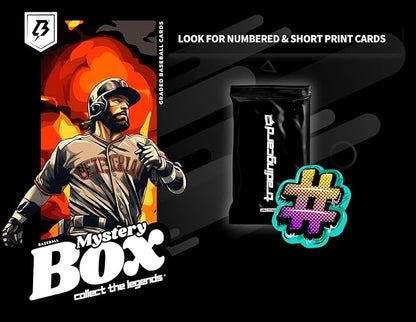Three Graded Baseball Cards Collect The Legends® Edition│Gem-Mint 10 Guaranteed│Gift for Baseball Fans│by TradingCard360®