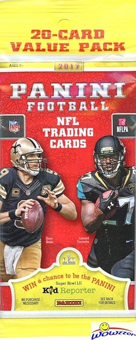 2017 Panini Football EXCLUSIVE HUGE Factory Sealed JUMBO FAT Pack with 20 Cards! Look for Rookies &amp Autos of Patrick Mahomes Deshaun Watson Mitch Trubisky Christian McCaffrey &amp More! WOWZZE