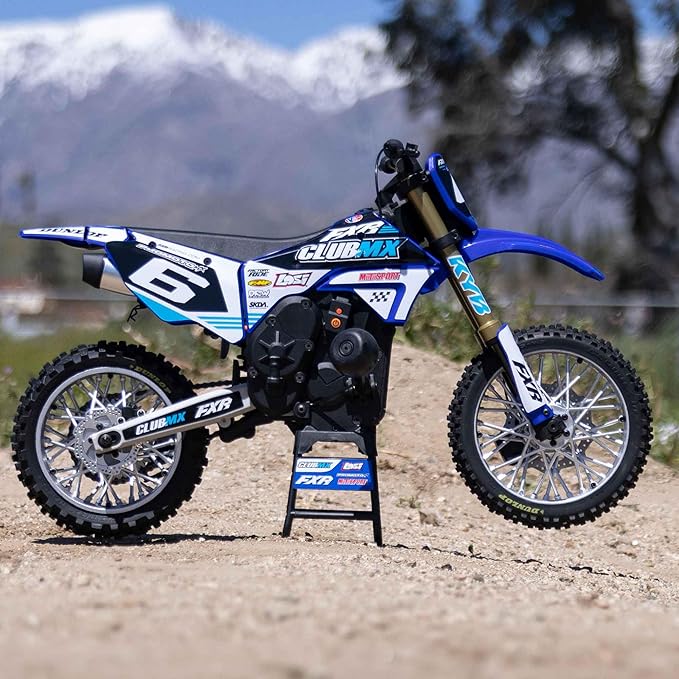 Losi RC Motorcycle Promoto-MX 1/4 Motorcycle Ready-to-Run Battery and Charger Not Included ClubMX LOS06000T2 Blue