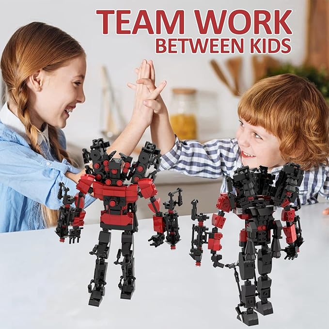 Toilet Blocks Toys TV Man Building Blocks ToysConstruction Playset Blocks Action Figure Building Blocks for Adults Kids 575 PCS