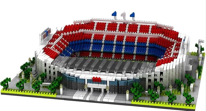 Barcelona Style Soccer Stadium Micro Mini Building Blocks Sets Soccer Stadium Model Toys for Adults and Kids 3500+PCS