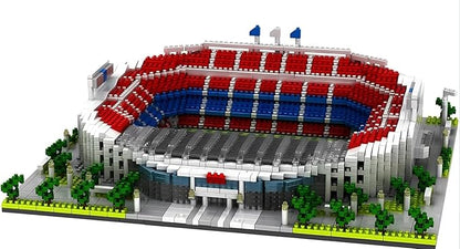 Barcelona Style Soccer Stadium Micro Mini Building Blocks Sets Soccer Stadium Model Toys for Adults and Kids 3500+PCS