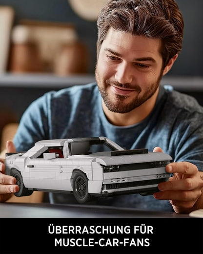 Nifeliz Demon Muscle CAR Model Set Iconic Building Toy Model for Adults Ideal Display Set for Gift-Giving to Muscle Car Fans (1225 PCS NF10284)