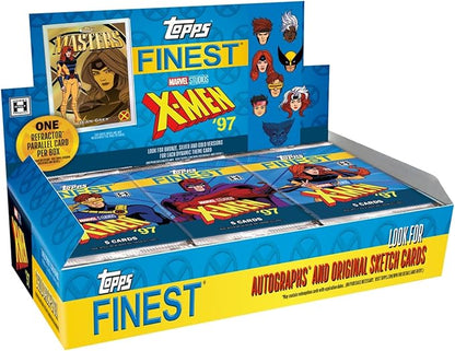2025 Topps Finest Marvel X-Men '97 Trading Cards Hobby Box