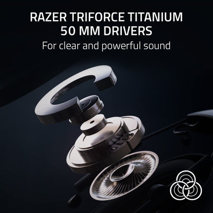 Razer BlackShark V2 Pro Wireless Gaming Headset: Super Wideband Mic - Pro Tuned FPS Profiles - 50mm Drivers - Plush Noise Isolating Earcups - 70 Hr Battery - Bluetooth - for PC, PS5, Switch 2 - Black