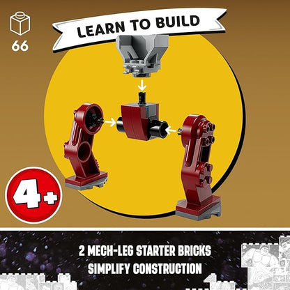 LEGO Marvel Iron Man Hulkbuster vs. Thanos 76263 Building Toy Set with Thanos and Iron Man Figures Hulkbuster Toy with Posable Mech for Super Hero Battle Action Fun Marvel Toy for Kids Ages 4 and Up