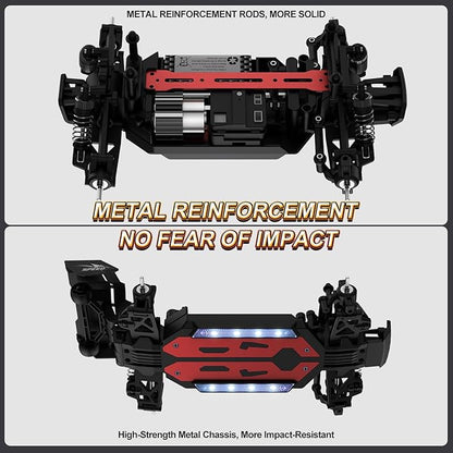 Nikuku Fast Remote Control Car 38 KPH High Speed Off Road RC Cars with 2.4 GHz 1:20 Scale 4WD Electric All Terrain RC Monster Truck Toys Christmas Birthday Gifts for Adults &amp Boys