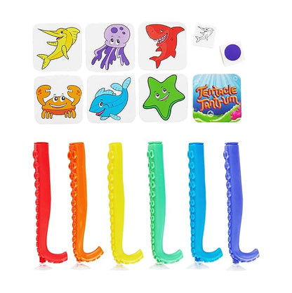 Continuum Games Tentacle Tantrum Fast-Paced Octopus Game of Matches and Squiddy Snatches | 2-6 Players 20-Minute Play Time Ages 3 and Up | Family Games for Kids and Adults