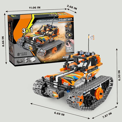 Building Toys STEM Robot Kit for Kids Ages 8-12 Remote Control Erector Sets Engineering Robotics Kits Educational Birthday Gift for Boys &amp Girls 5-7 9 10 11 13 14+ Year Old