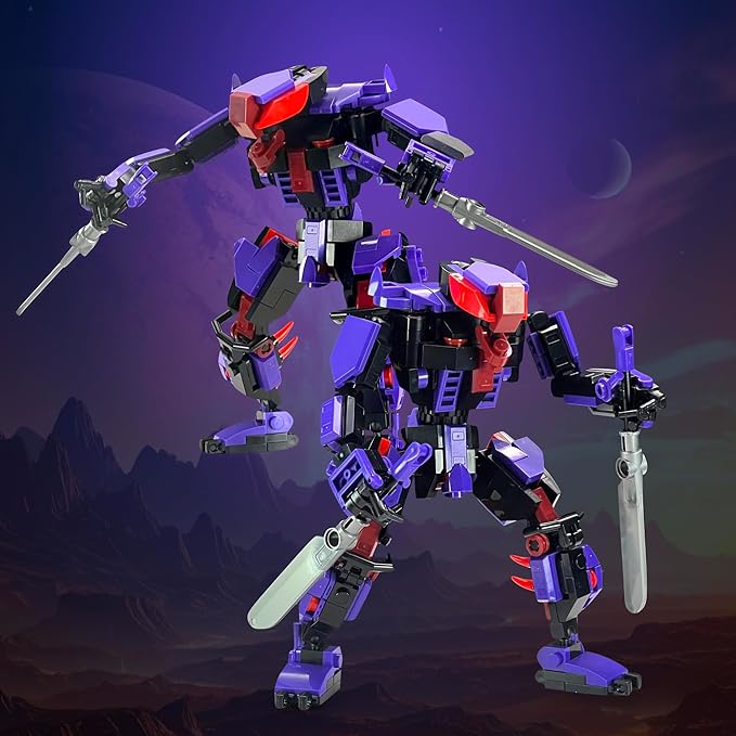 MyBuild Mecha Frame Void Talon 5026 – Poseable Alien Villain Mech Building Set Dual Blade Combat Robot Toy Sci-Fi Model Kit for Teens 14+