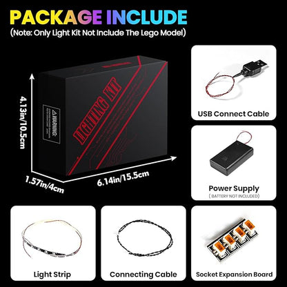 Upgraded Led Light Kit Compatible with Lego Petite Sunny Bouquet Building Set Lights Decoration Compatible with Lego 10347 (Model Not Included)