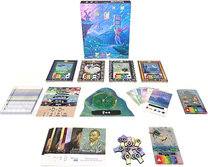Canvas Finishing Touches (Deluxe) Expansion - R2i Games - 1 to 5 Players - 30 Minutes Play Time