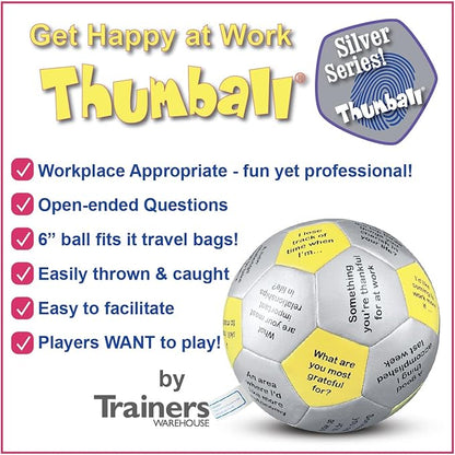 Trainers Warehouse 6 Thumball Collection 32 Prompts for Conversation Team Building Relationship and Training