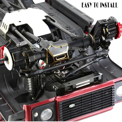 Brass Outer Portal Drive Housing Knuckle Cover Upgrades Part for TRX-4/TRX-6 Crawler RC Car 8PCS Outer Portal Drive Housing Knuckle CoverBlack