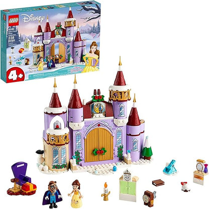 LEGO Disney Belle’s Castle Winter Celebration (43180) Disney Princess Building Kit Makes a Great Birthday for Kids who Love Disney’s Beauty and The Beast (238 Pieces)