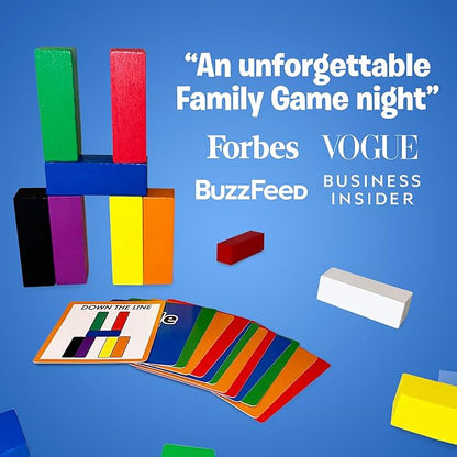 The Uzzle Stack Royale Board Game Fast &amp Fun Family Board Game for Children &amp Adults Color Block Puzzles Games for Ages 4+