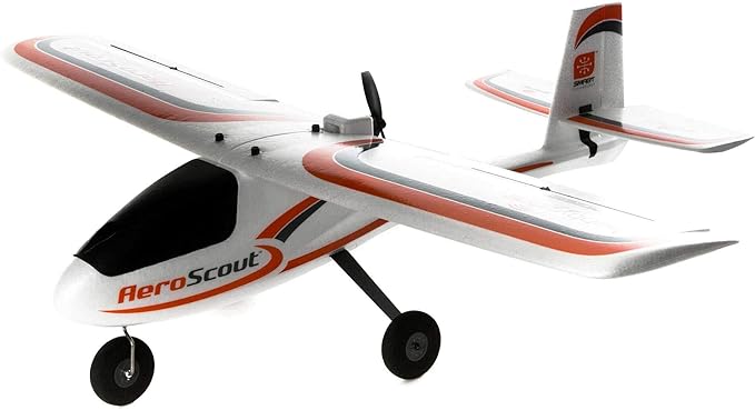 HobbyZone RC Airplane AeroScout S 2 1.1m RTF Basic (Battery and Charger Not Included) with Safe Technology HBZ380001 Airplanes (RTF) Trainers