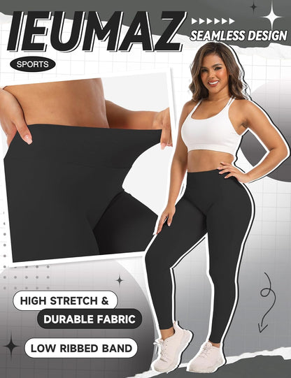 Scrunch Butt Lifting Leggings for Women Gym Seamless Workout Leggings Mid Low Waist Tummy Control Yoga Pants