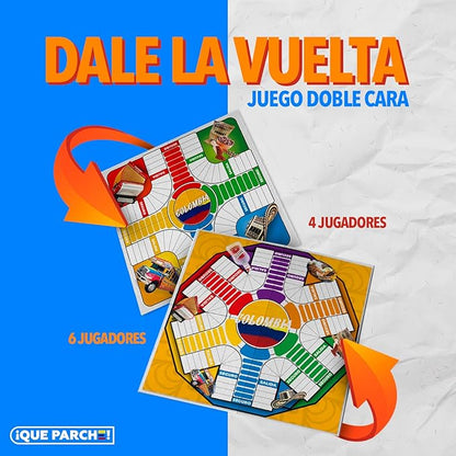 PARQUES MAGNÉTICO Colombiano para 2 a 6 Jugadores Colombian Parques Board Game Parcheesi Board Game Juegos De Mesa para Adultos Productos Colombianos Colombia