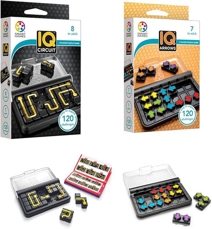 SmartGames IQ Bundles Circuit Series Ages 7-Adult