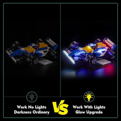 Light kit Compatible with Lego 10353 Williams Racing FW14B mit Nigel Mansell - No Model Only Light LED Lighting Accessories Compatible with Lego 10353 Set (Standard Version)