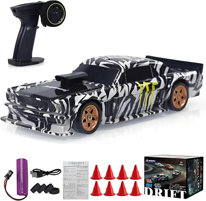 Remote Control Car 2.4GHz High Speed 15KM/H RC Cars Toys1/43 Scale Mini RC Drift Car RTR Mini Racing Vehicle for Adults - Indoor/Outdoor Use (4301 1Battery Box)