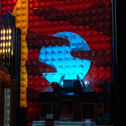 Upgraded Led Light Kit for Lego The Animated Series Gotham City Building Set Remote Control Version Compatible with Lego 76271 (Model Not Included)