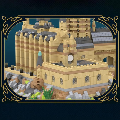 Architecture Harry Castle Micro Building Blocks Set (2929 Pieces) - Architectural Model Toys Gifts for Kid and Adult
