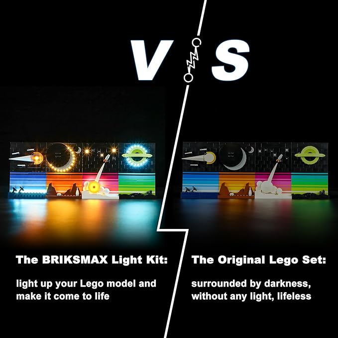 BRIKSMAX Led Lighting Kit for Lego-21340 Tales of The Space Age - Compatible with Lego Ideas Building Set- Not Include Lego Set