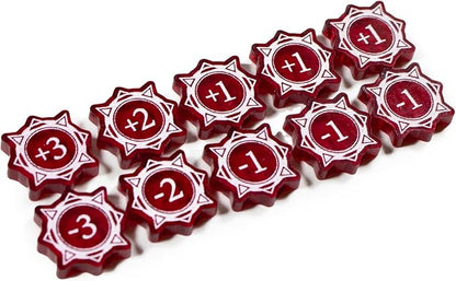 STRATA STRIKE | Lorcana TCG compatible | Transparent Acrylic Tokens - Bundle Set – Single-Sided - Designed and Handcrafted in the U.S.A