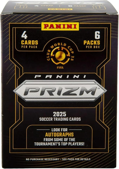 2025 Panini Prizm Club World Cup Soccer Blaster Box – FIFA Trading Cards – Includes Blaster-Exclusive Prizms Rookies &amp Inserts – Official Panini Retail Set