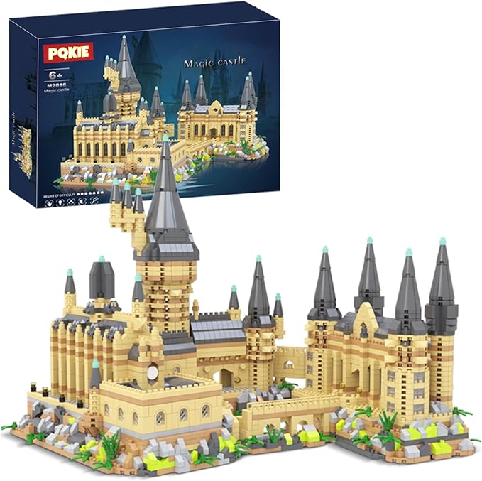 Magic Castle Micro Mini Building Set 2929 Pcs Magic House Model Building Toys STEM Creative Magic World Office and Home Decor Bricks Kits Christmas Birthday Gift for Adults Teens Kids 14+