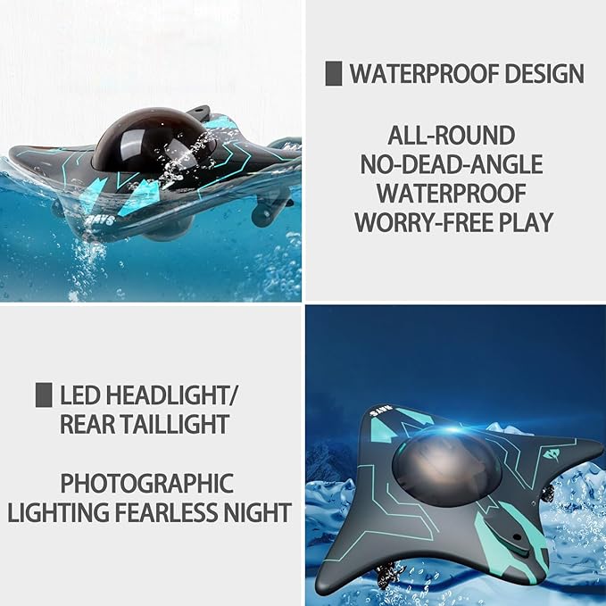 RC Boat with Camera - 6 CH Waterproof Remote Control Boat for Pools &amp Lakes App Control for iOS &amp Android Real-Time Photography Toys for Adults &amp Kids Ages 8+