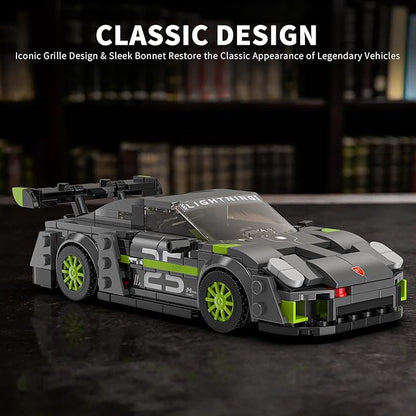 Mould King 27116 911 Speed Champion Technik Car Building Set Classic Racing Car Model Kits for Display Gift Ideas for Birthdays and Fans (435+PCS)