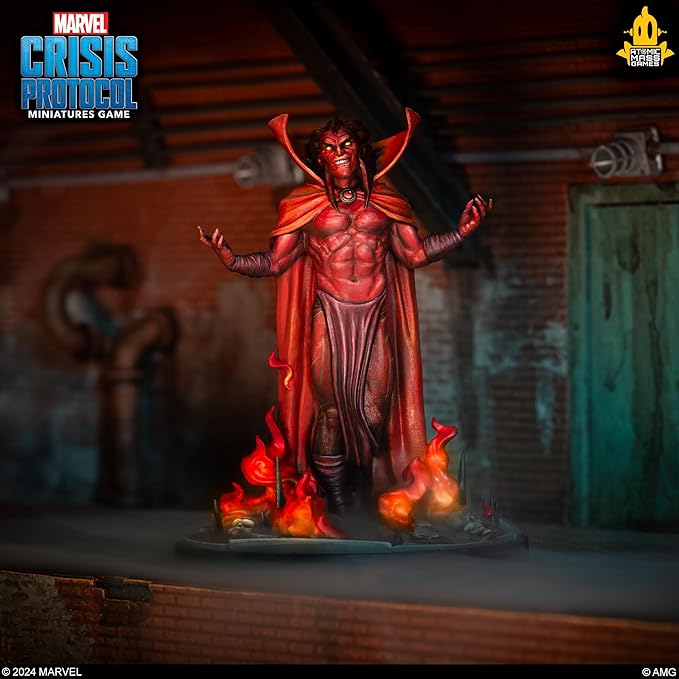 Marvel: Crisis Protocol Mephisto Character Pack - Manipulator of The Battlefield! Tabletop Superhero Game Ages 14+ 2 Players 90 Minute Playtime Made by Atomic Mass Games