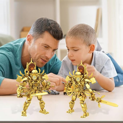 Bentex Skibi Figure Building Set Titan Clock Man Cameraman Game Model Toys Ideas Collectible Building Bricks Birthday Gift for Adults Fans(551 Pcs)