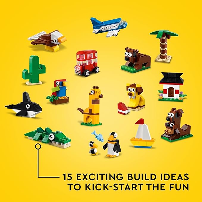 LEGO Classic Around The World 11015 Building Toy Set for Preschool Kids Boys and Girls Ages 4+ (950 Pieces)