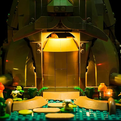 Upgraded Led Light Kit Compatible with Lego Great Deku Tree 2-in-1 Building Set Green Lights Decoration Compatible with Lego 77092 (Model Not Includd)