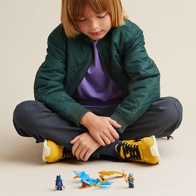 LEGO NINJAGO NYA’s Rising Dragon Strike Toy Ninja Action Figure Playset with NYA Minifigure Building Ninja Battle Set for Kids Gift Idea for Boys and Girls Ages 6 Years Old and Up 71802
