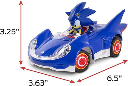 Sonic &amp Sega All-Stars Racing RC: Sonic - NKOK (681) 1:28 Scale 2.4GHz Remote Controlled Car 6.5 Compact Design Officially Licensed Sega Sonic The Hedgehog Battery Powered Ages 6+