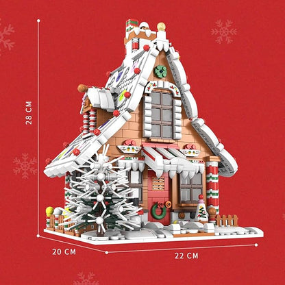 Christmas Gingerbread House Ornaments Building Set Toys with Led Light for Kids Boys Girls &amp Adults Christmas Decorations for Tabletop &amp Home Advent Calendar 2025 (1620 Pieces)