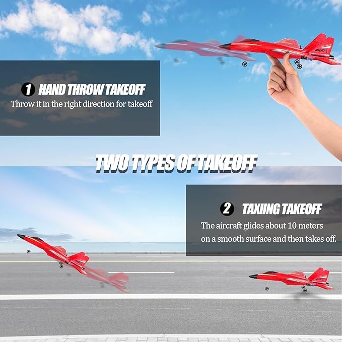 Remote Control Airplane for Ages 14 Years 2 Channels Foam RC Planes Jet Wireless ToyHobby RC Glider Aircraft for Beginners Teen Adult Yellow