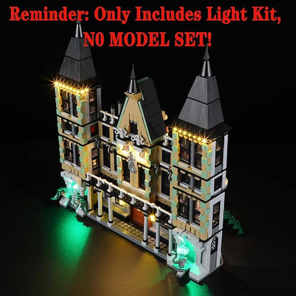 LED Light Set Compatible with Lego 76453 Malfoy Manor Building Blocks Model - Model Set NOT Included