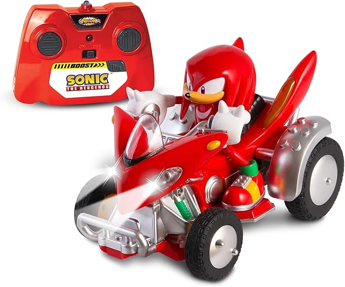 NKOK Sonic NKOK Knuckles ATV R/C (with Lights) For Ages 6 and up Allows Children to Pretend to Drive and Have Fun at the Same Time! Great Item for Kids