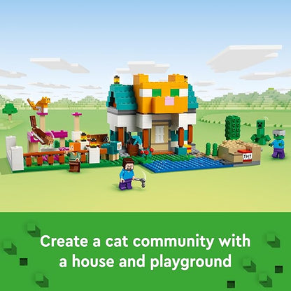 LEGO Minecraft The Crafting Box 4.0 21249 Building Toy Set Custom-Build Playset Featuring Classic Bricks Figures and Game Accessories Model Guides Spark Creativity for 8 Year Old Kids