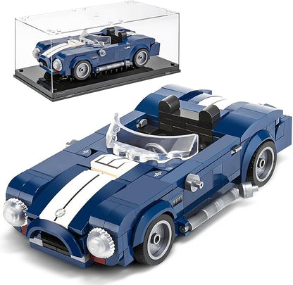 HIGH GODO Sports Car Building Set for Adults Classic Racing Car Collectible Decor Model Kit with Display Box Cool Vehicles Gifts for Adults and Teens Age 14+ (324 Pieces)