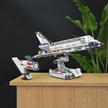 JMBricklayer Space Shuttle Building Sets for Adult Airplane Spaceship Space Toys for Kids Teens Gifts for adults Boys Girls 8 9 10 11 12 13 14+ Collectible Display Model with Adjustable Stand 70122