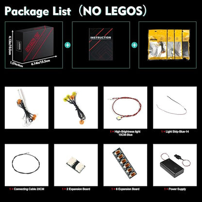 VONADO LED Light Kit Compatible with Lego Mars Space Base and Rocket 42605 (Lights Only No Models) Creative Lighting Set Accessories Compatible with Lego 42605 Building Set