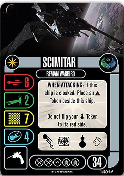 WizKids Star Trek: Attack Wing: Romulan Faction Pack - Secrets of The Tal Shiar