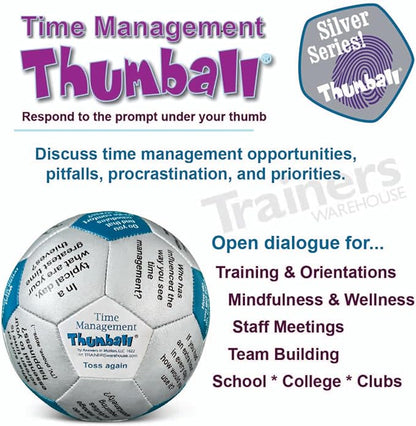Trainers Warehouse 6 Thumball Collection 32 Prompts for Conversation Team Building Relationship and Training